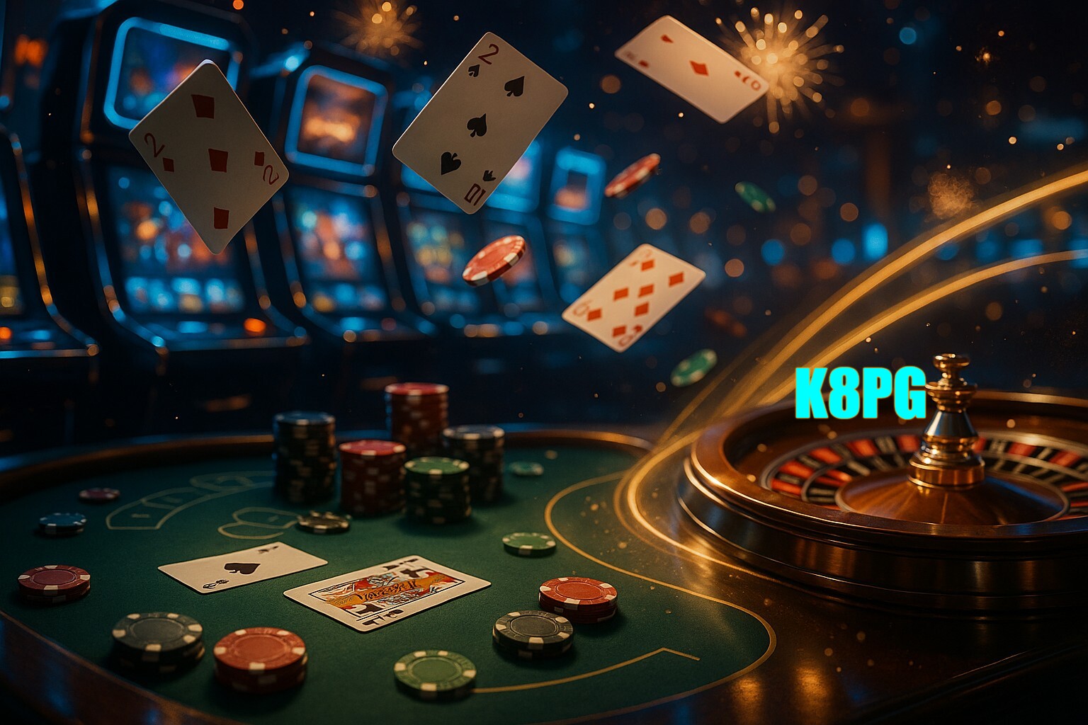 Jogos emocionantes no K8PG